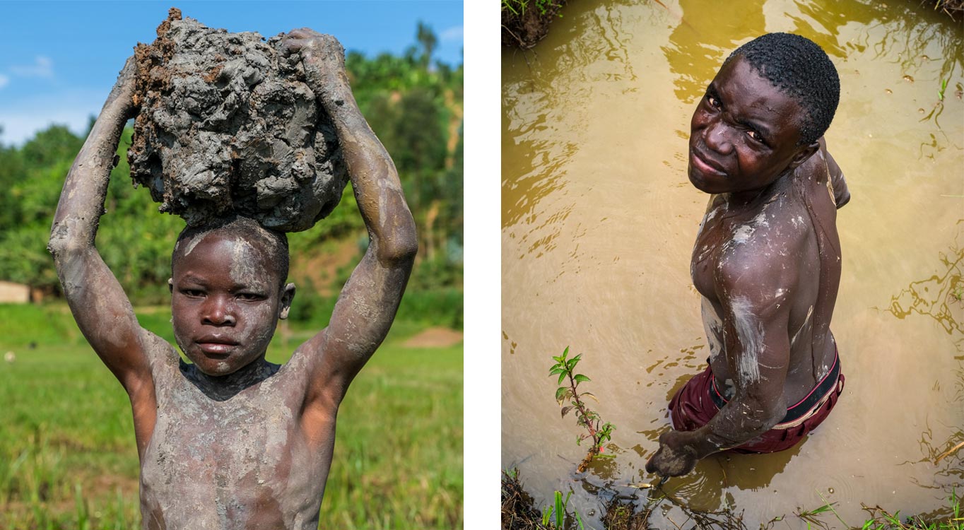 בונים בתי בוץ ברואנדה