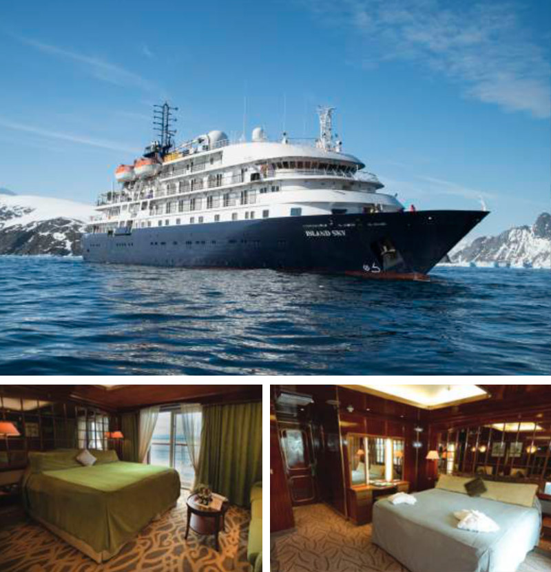 שייט לאנטארקטיקה בספינה sea adventure